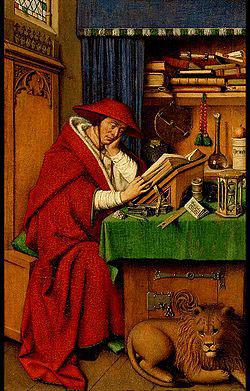 Jan Van Eyck Saint Jerome in His Study oil painting image